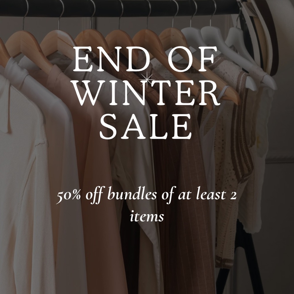 50% off bundles! Through March!